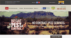 Desktop Screenshot of bryantpestcontrol.com